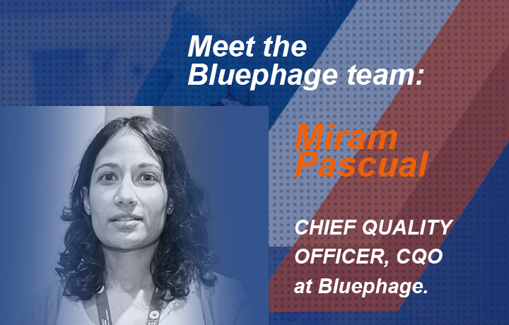 Meet Miriam Pascual, Chief Quality Officer (CQO) at Bluephage