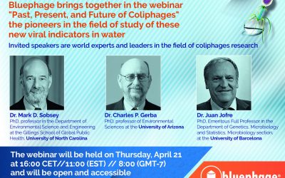 Bluephage brings together in the webinar “Past, Present, and Future of Coliphages” the pioneers in the field of study of these new viral indicators in water