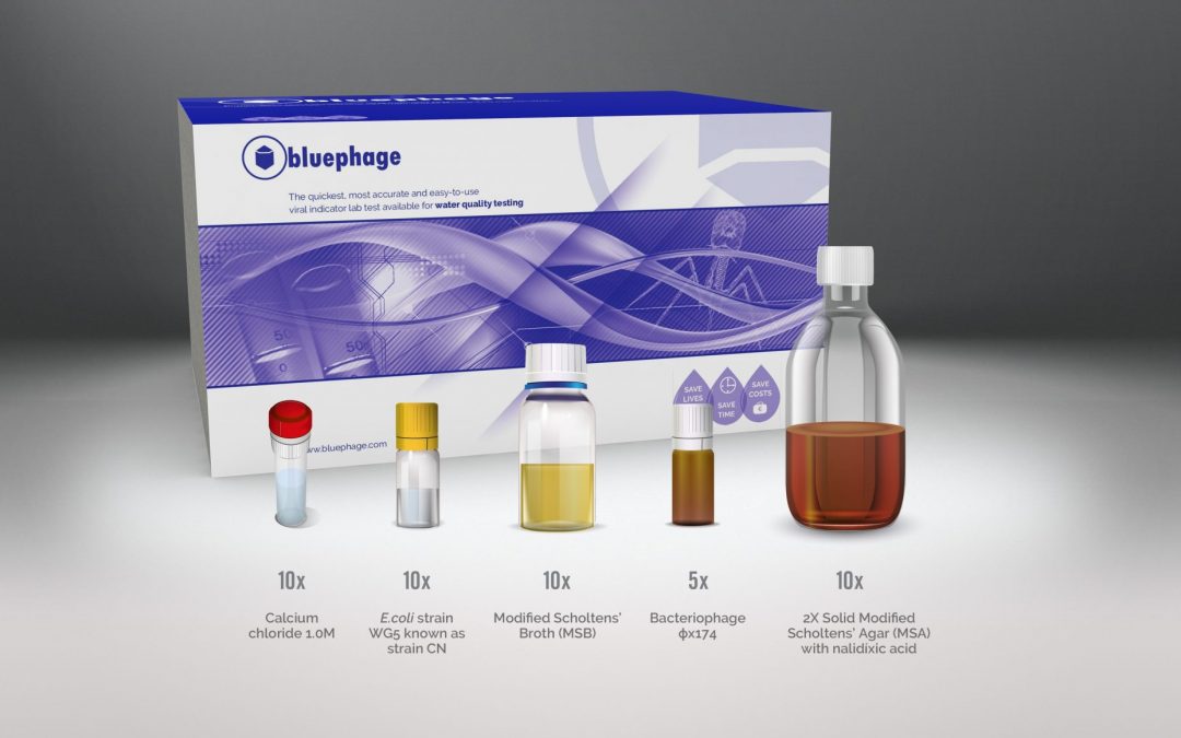 LABAQUA performs a comparative study between the Bluephage Easy Kit BP1604 and the ISO 10705-2 and 10705-3 methods